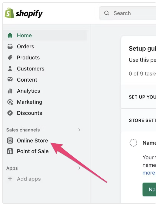 Shopify Admin